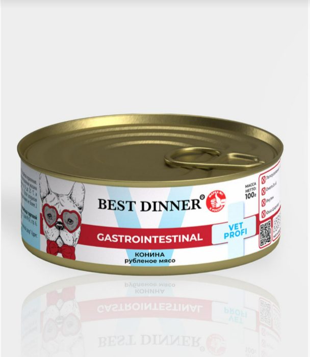 Best Dinner ВетПрофи Конс д/собак Gastrolntestinal конина 100г
