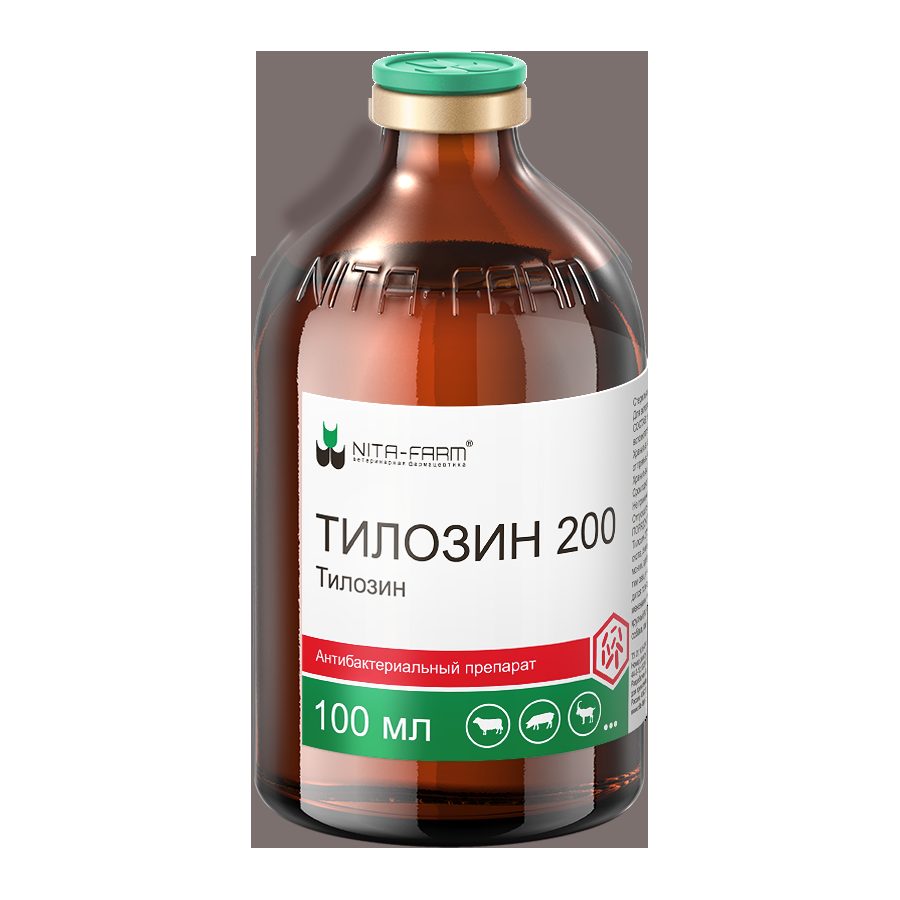 Тилозин 200, 100 мл