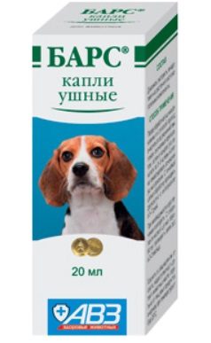 Капли Барс ушные 20 мл 